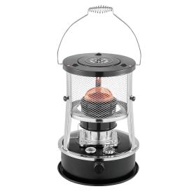 VEVOR 9000 BTU Portable Kerosene Heater & Stove, 2 in 1 Non-Electric Indoor Outdoor Heater with Adjustable Height & Flame & Easy Storage, for Cam