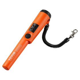 VEVOR Metal Detector Pinpointer, Partial Waterproof Handheld Pin Pointer Wand, 1.96" Detection Depth, 3 Modes, Treasure Hunting Probe with Holste