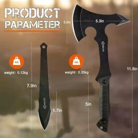 Throwing Axe Knife Set