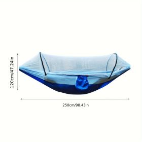 Automatic Quick Opening Mosquito Net Hammock, Casual Mosquito Repellent Hammock For Outdoor Camping (Option: W13769570)