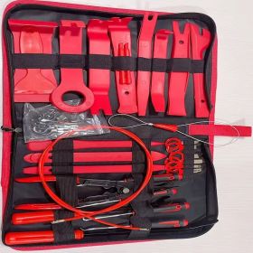 Car Interior Removal Tools Trim Pry Removal Tools Car Removal Tool Kits Door Panel Radio Stereo Audio Dashboard Terminal Repair Kits. Pry Tools (Quantity: 42pc red)