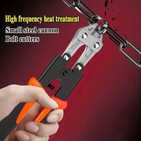 Heavy-duty 8-inch Multi-purpose Wire Cutters, Labor-saving Bolt Cutters with Olecranon Scissors, Chain Pliers, Steel Construction (Items: Effort-saving Tool)